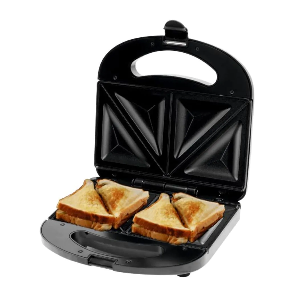 BOSS Crunchy 750 Watt Sandwich Toaster with Fixed Plates